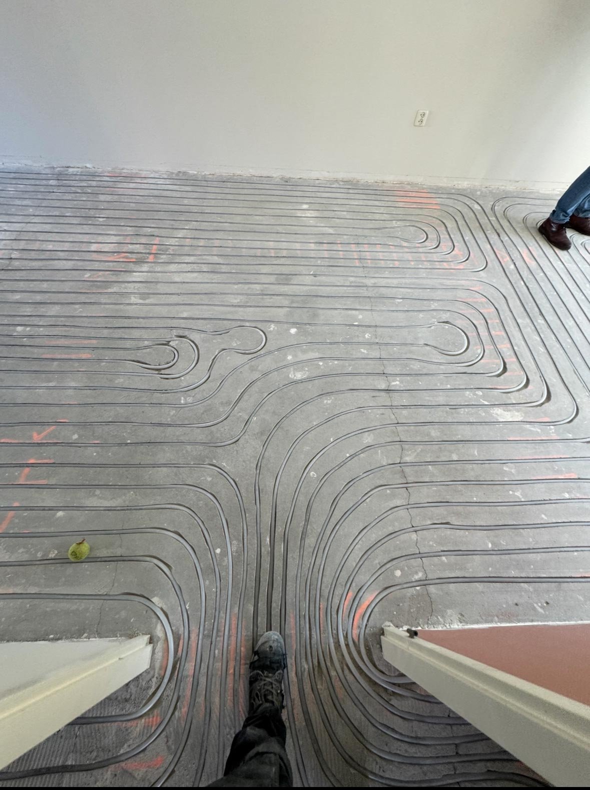 Infrezen in bestaande vloer